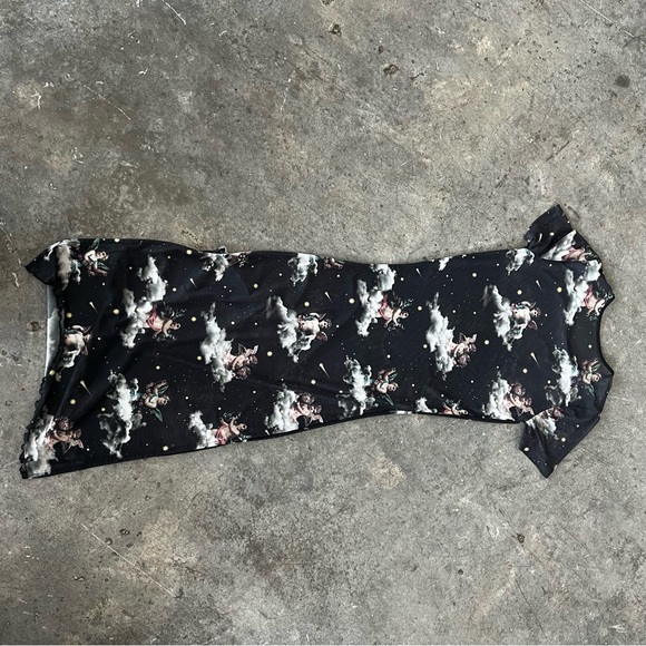 Angel 90s the craft sheer maxi midi body con dress - Picture 2 of 4